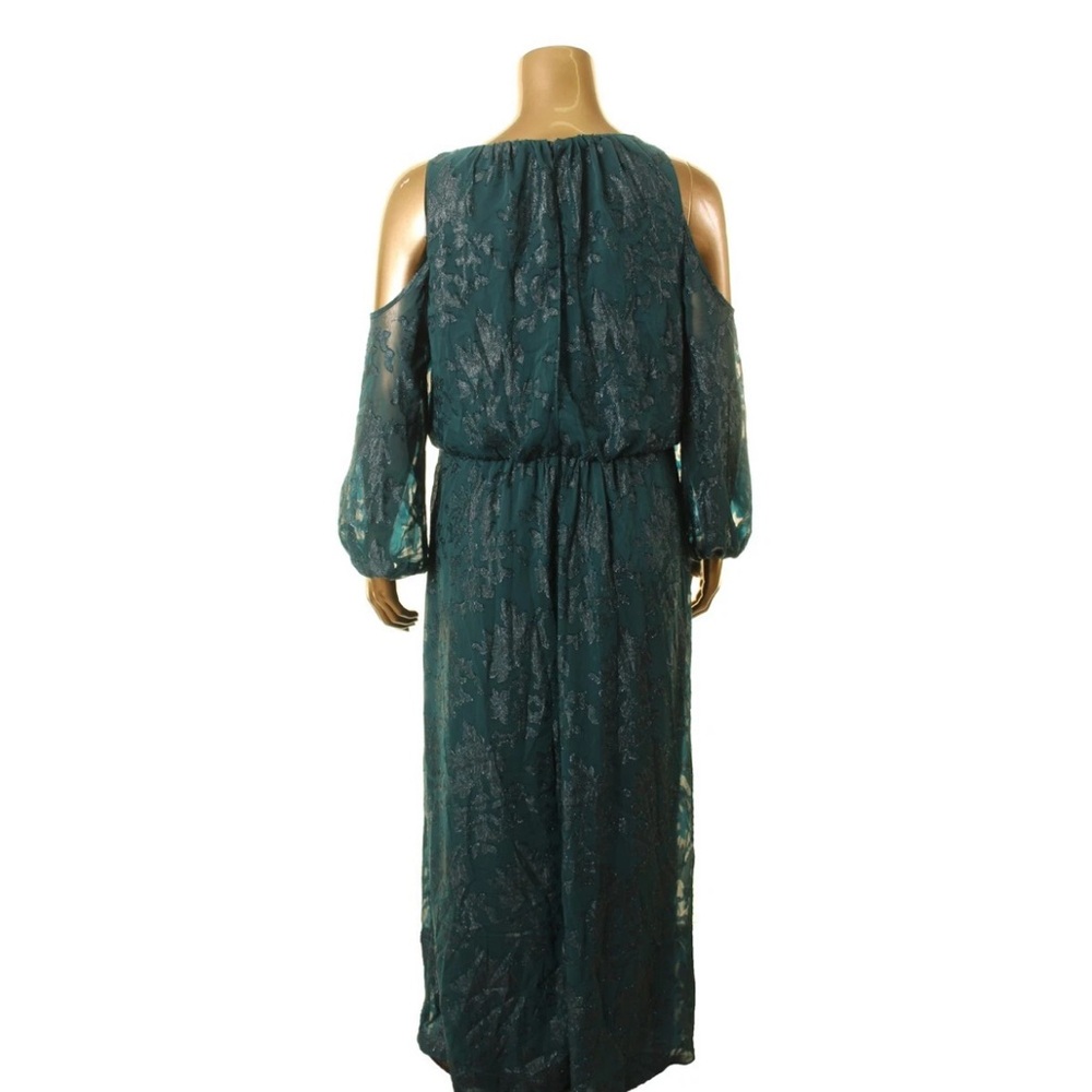 Ralph Lauren green Cold Shoulder Maxi Dress - Picture 2 of 2
